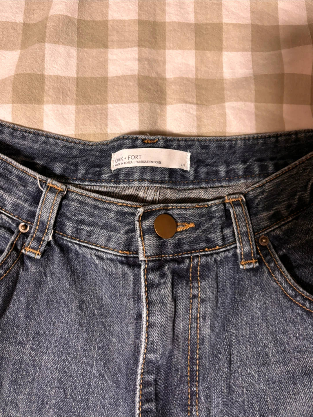 Oak + Fort Jeans, Size L - photo 2
