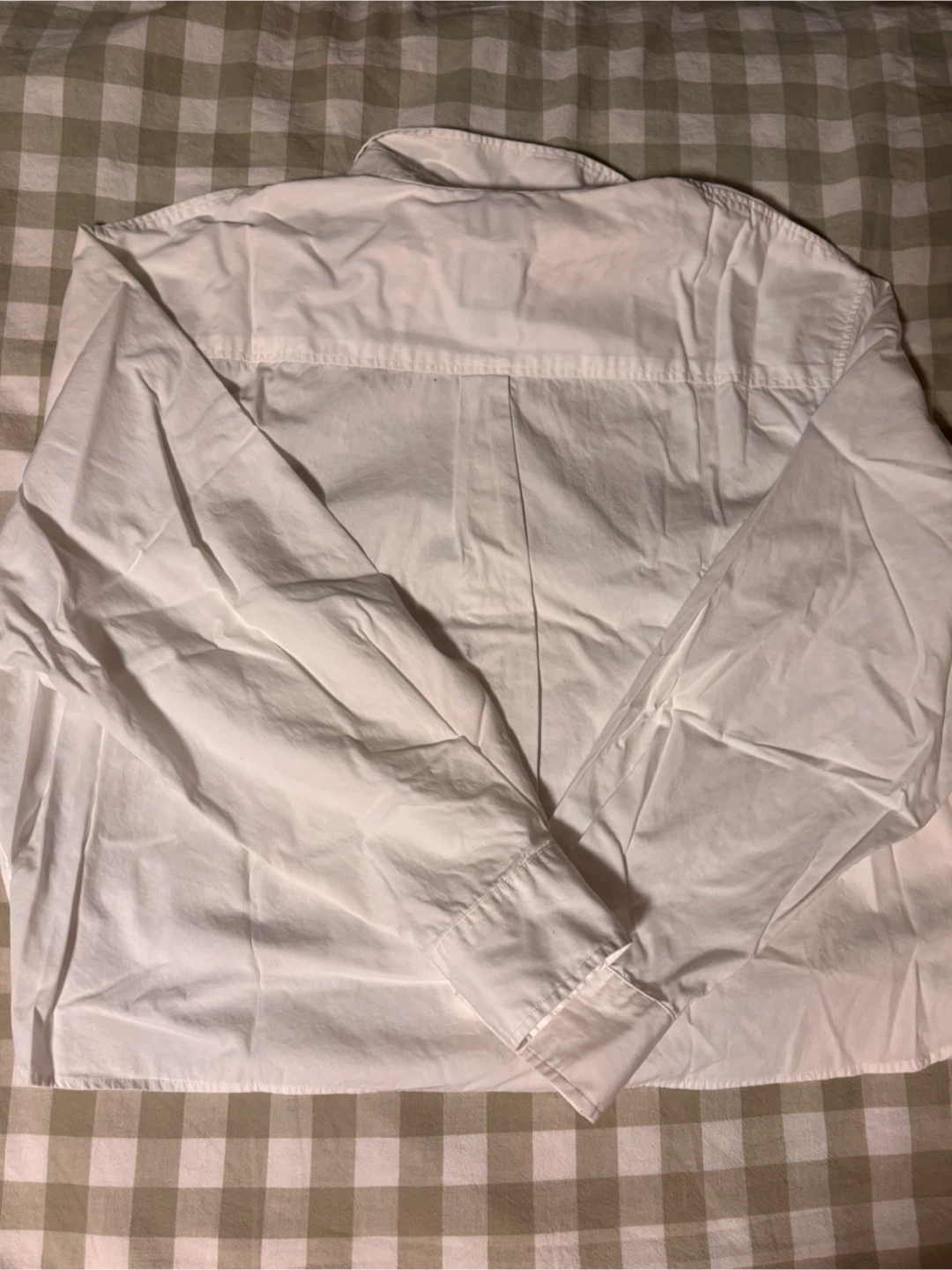 GAP Cropped White Shirt - Size Large - photo 3