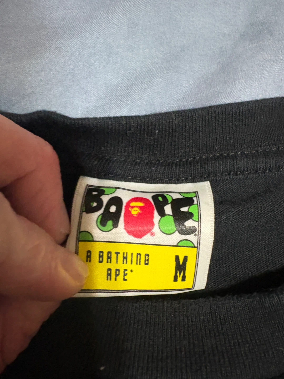 A Bathing Ape Baby Milo Black Tee - Size M - photo 4