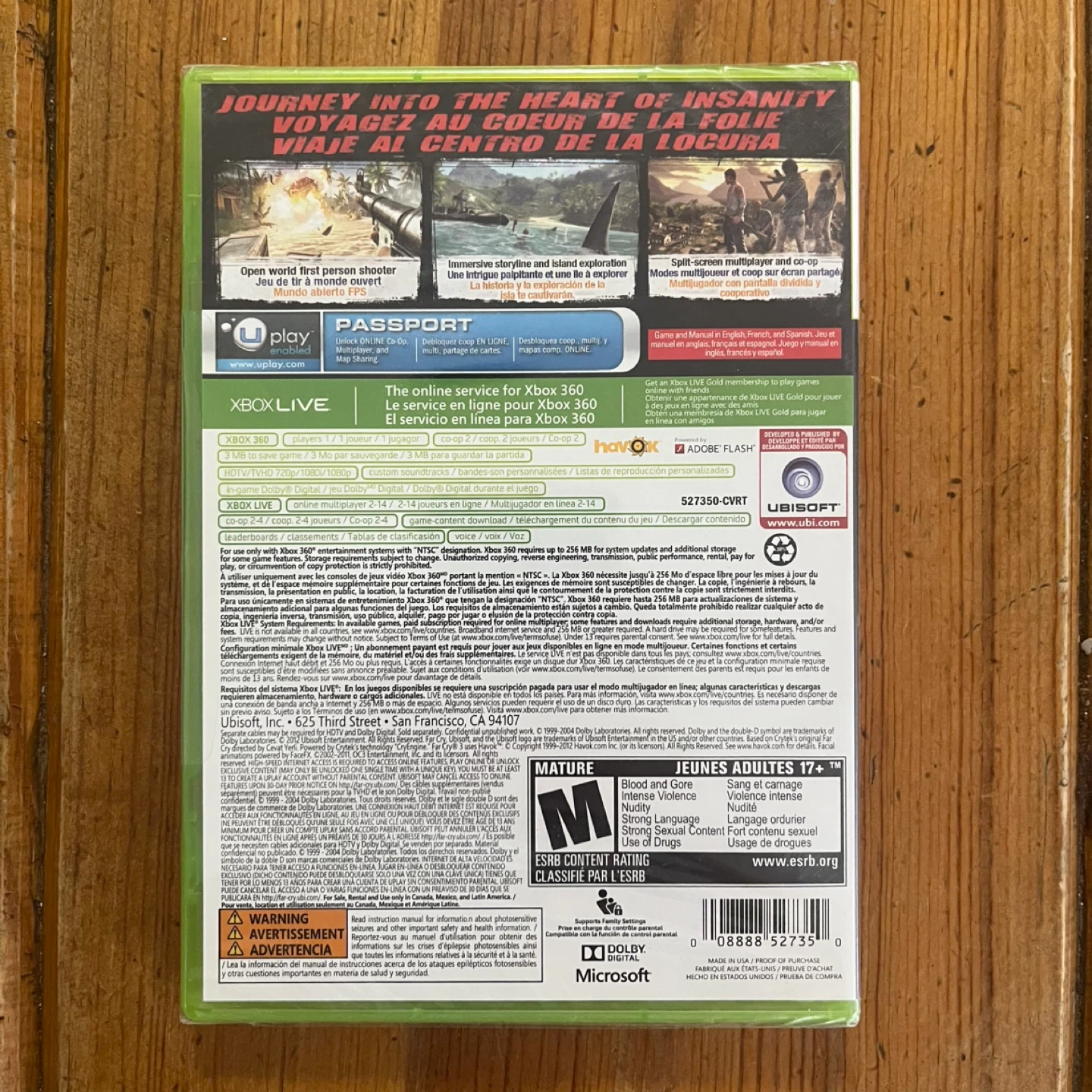 Far Cry 3 Video Game, xbox360 (New, Factory Sealed) - photo 2