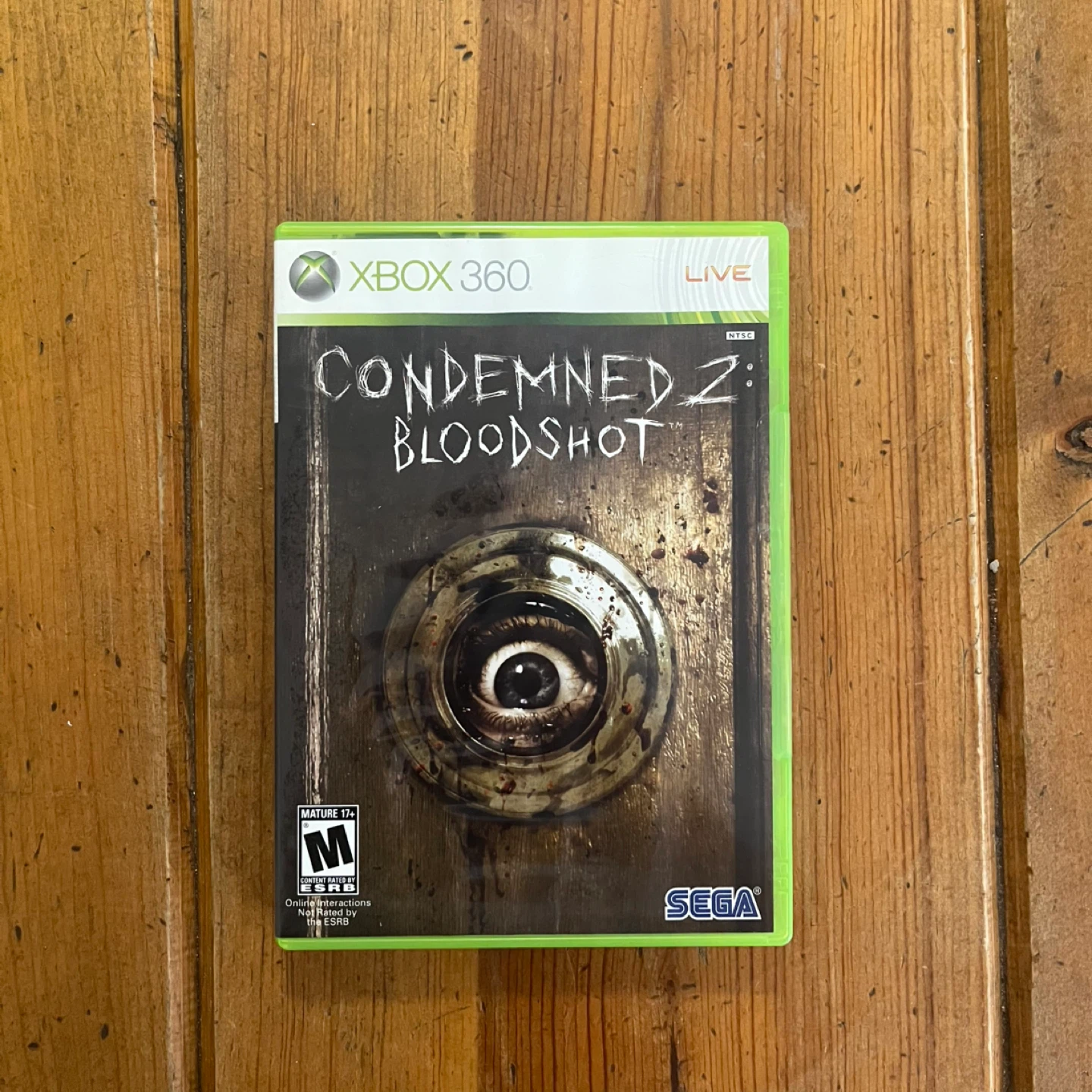 New, Sealed, Condemned 2 Bloodshot for Xbox360