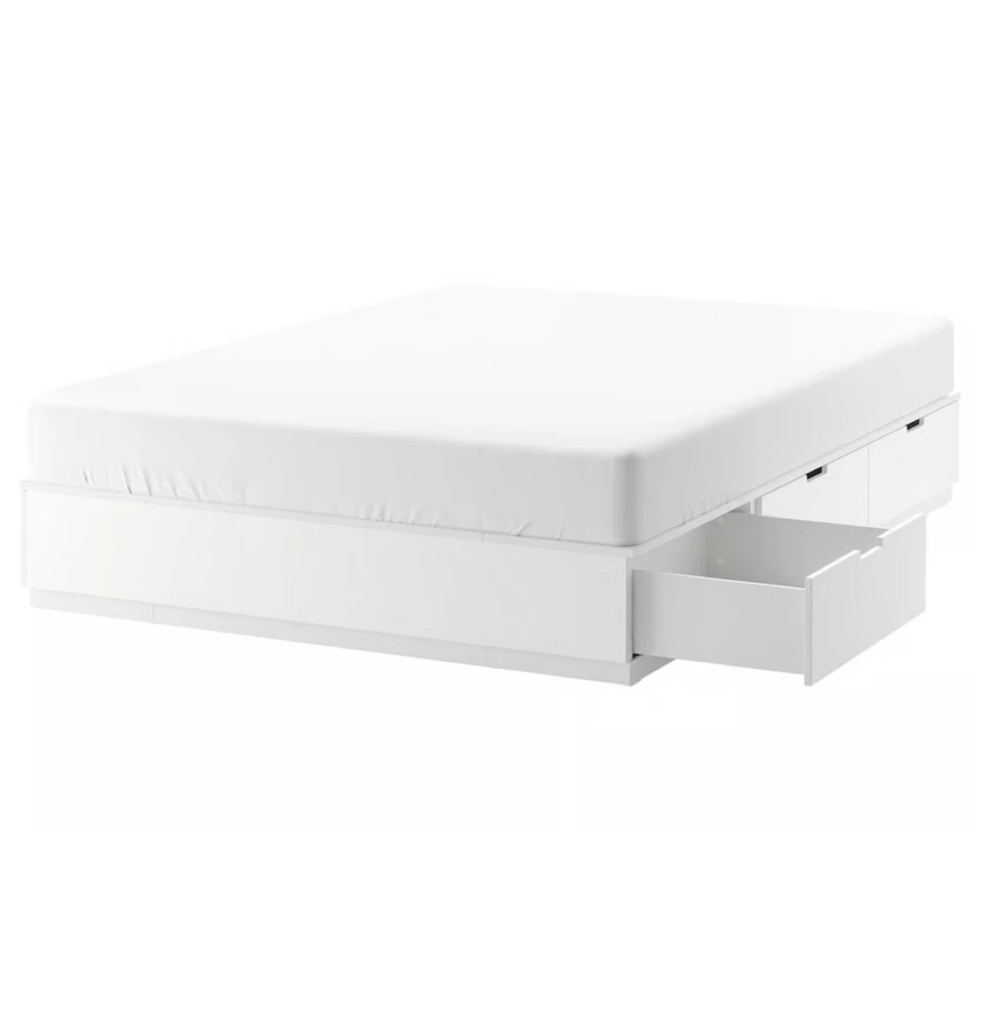 IKEA Brimnes White Bed Frame with Storage
