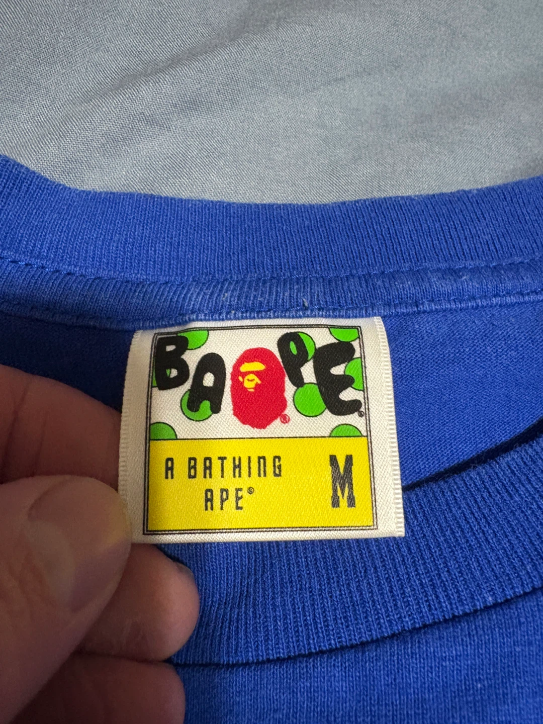A Bathing Ape (BAPE) Blue T-Shirt, Size M - photo 3