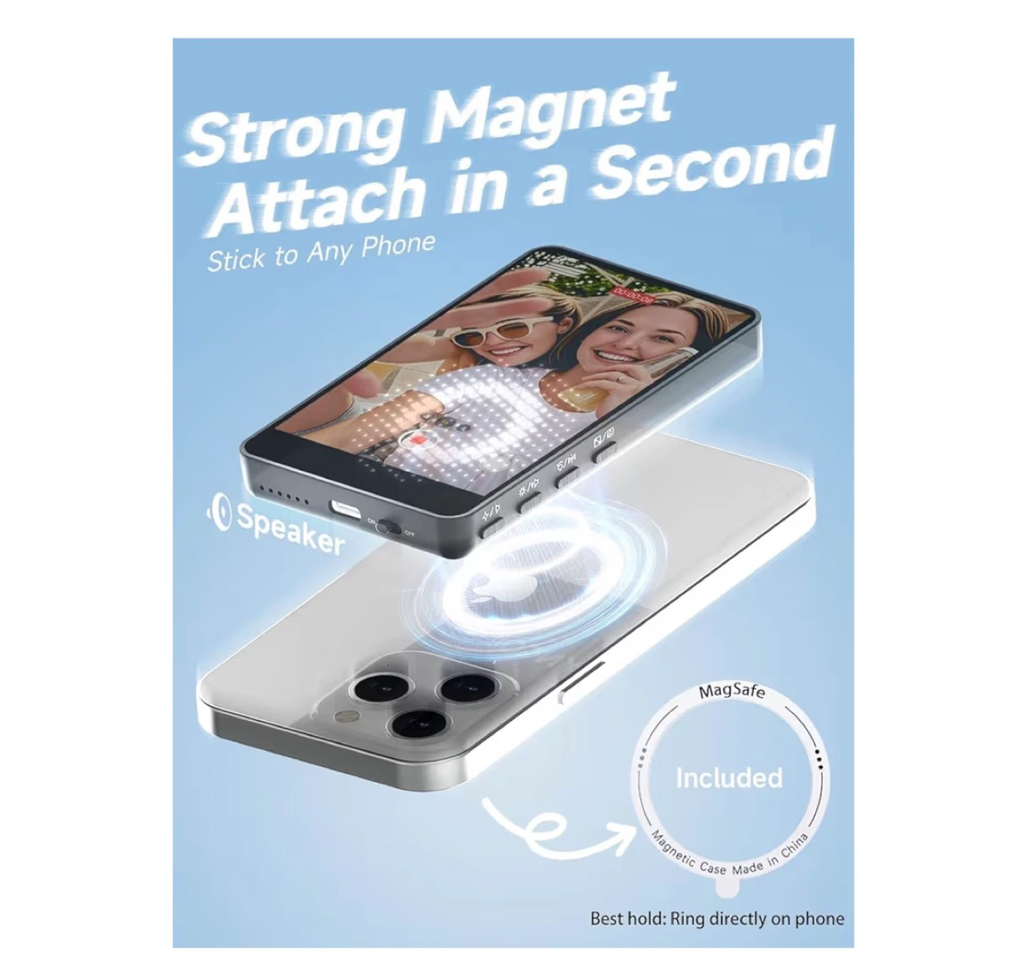 Selfie Vlog Monitor Screen for iphone 17 and Android - photo 4