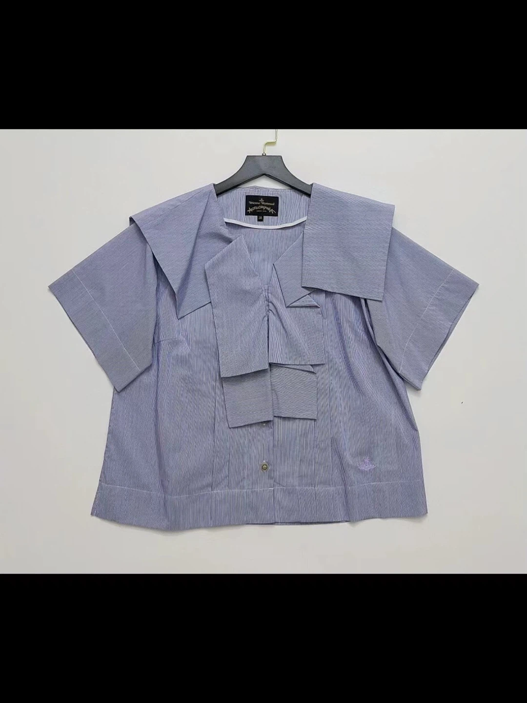 Vivienne Westwood Striped Short Sleeve Blouse