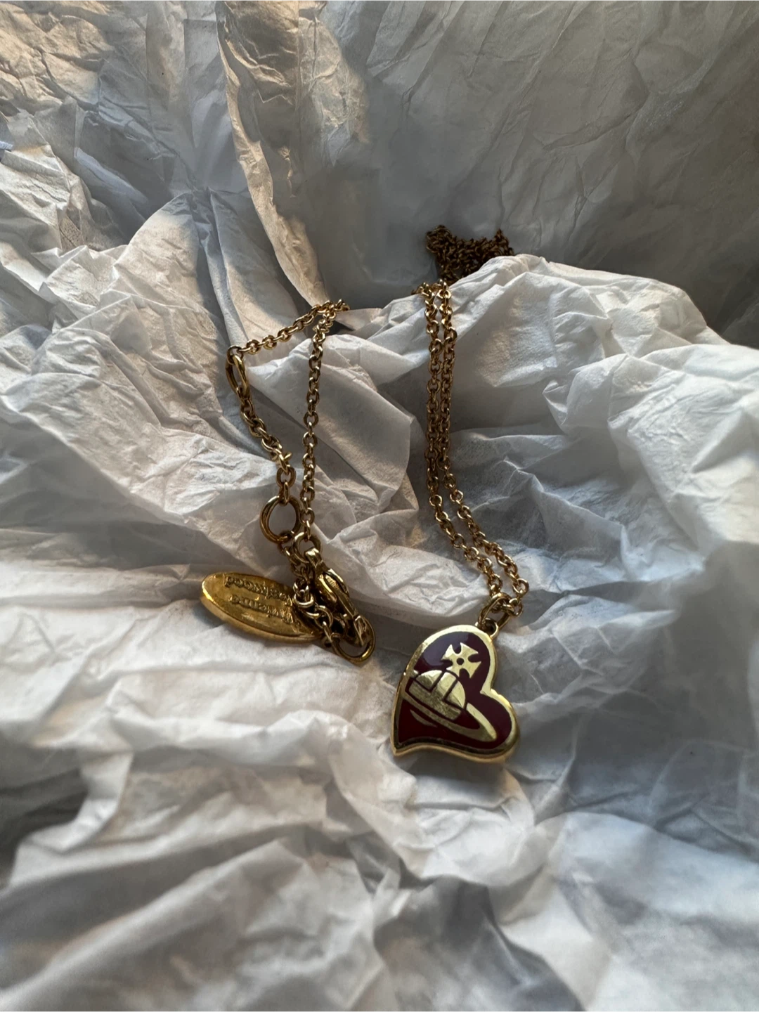 Vivienne Westwood Red Heart Necklace - photo 2