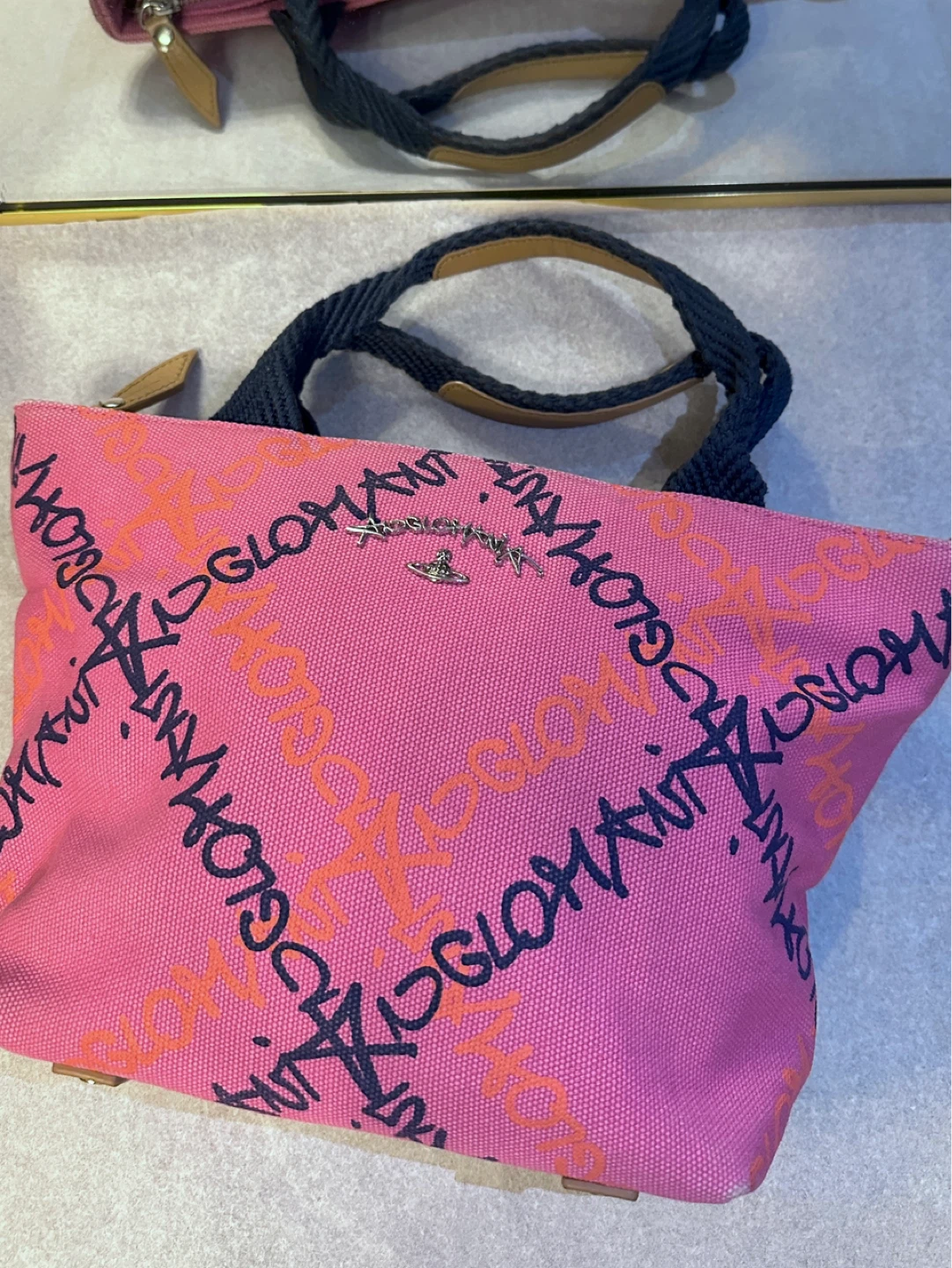 Vivienne Westwood Pink Tote Bag