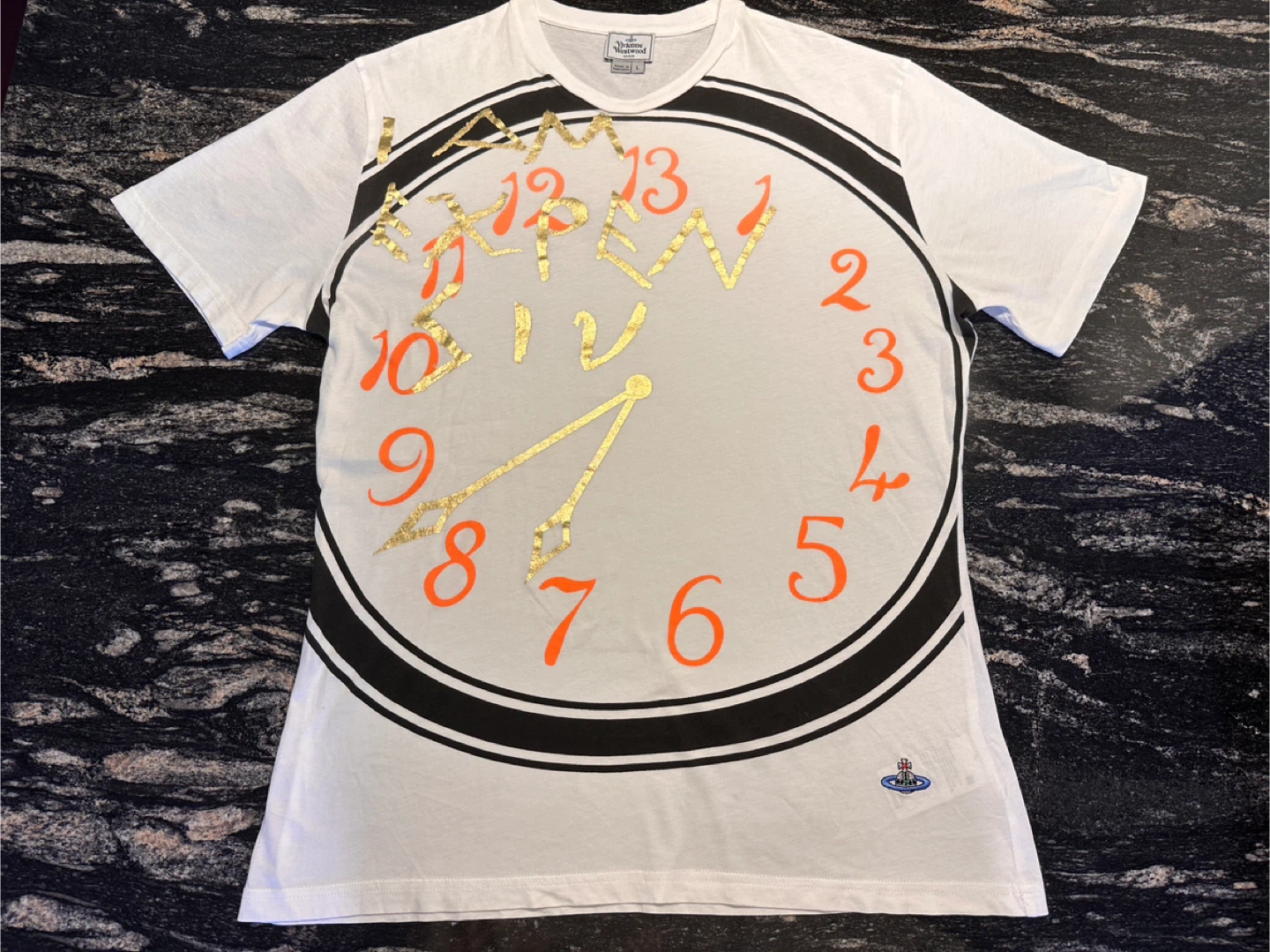 Vivienne Westwood MAN Clock T-shirt - Size L