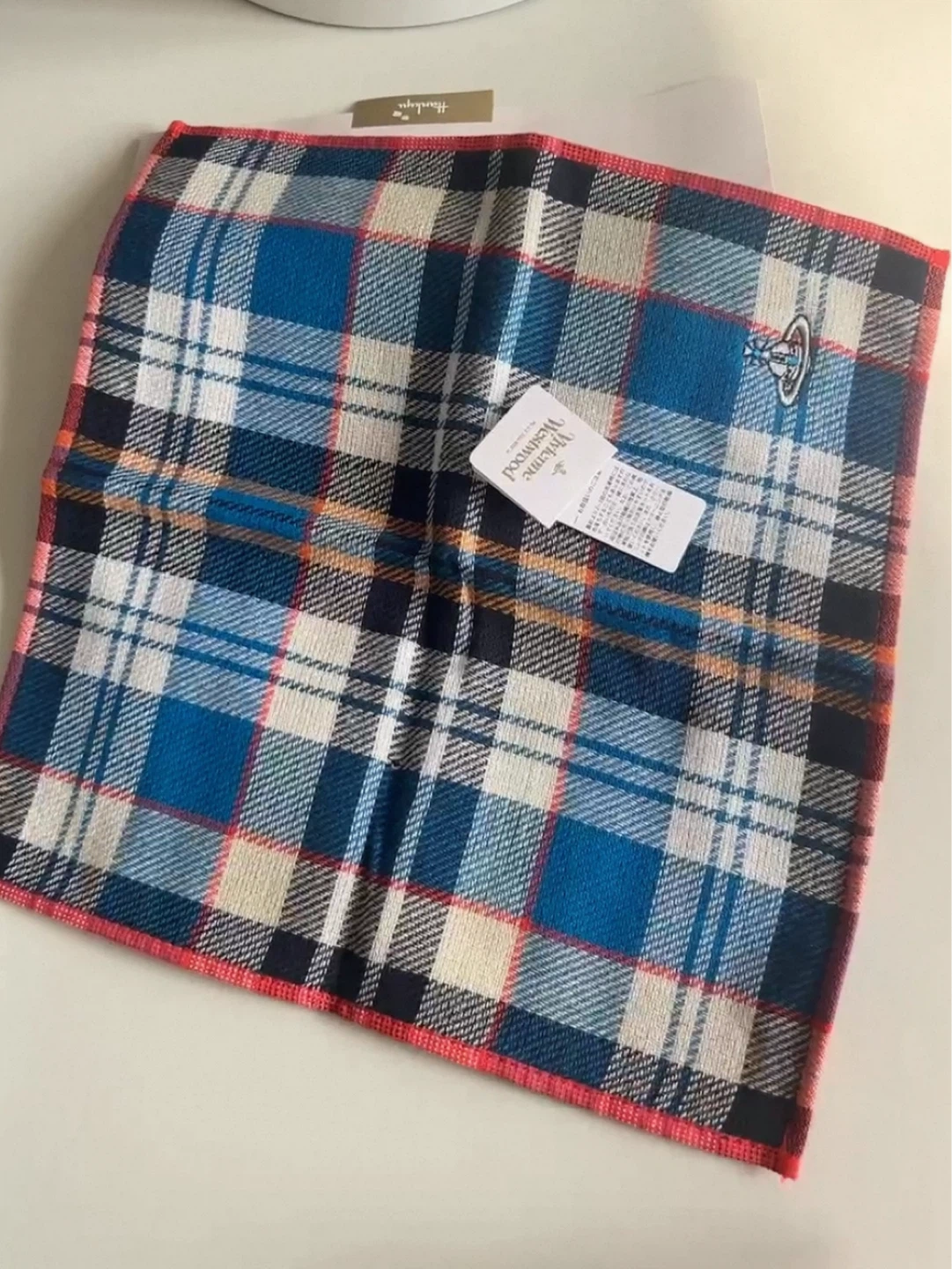 Vivienne Westwood Plaid Handkerchief - Blue - photo 2