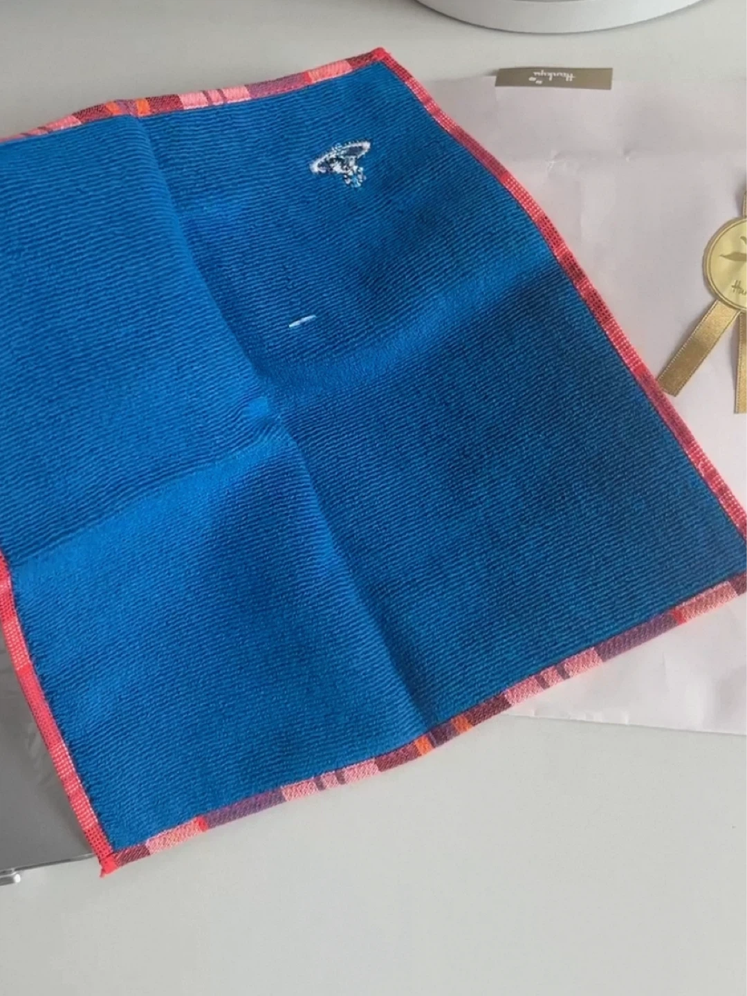 Vivienne Westwood Plaid Handkerchief - Blue - photo 3