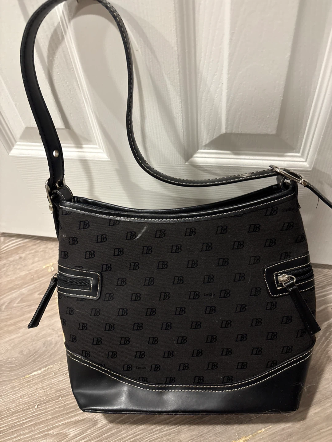 Delfino Black Shoulder Bag