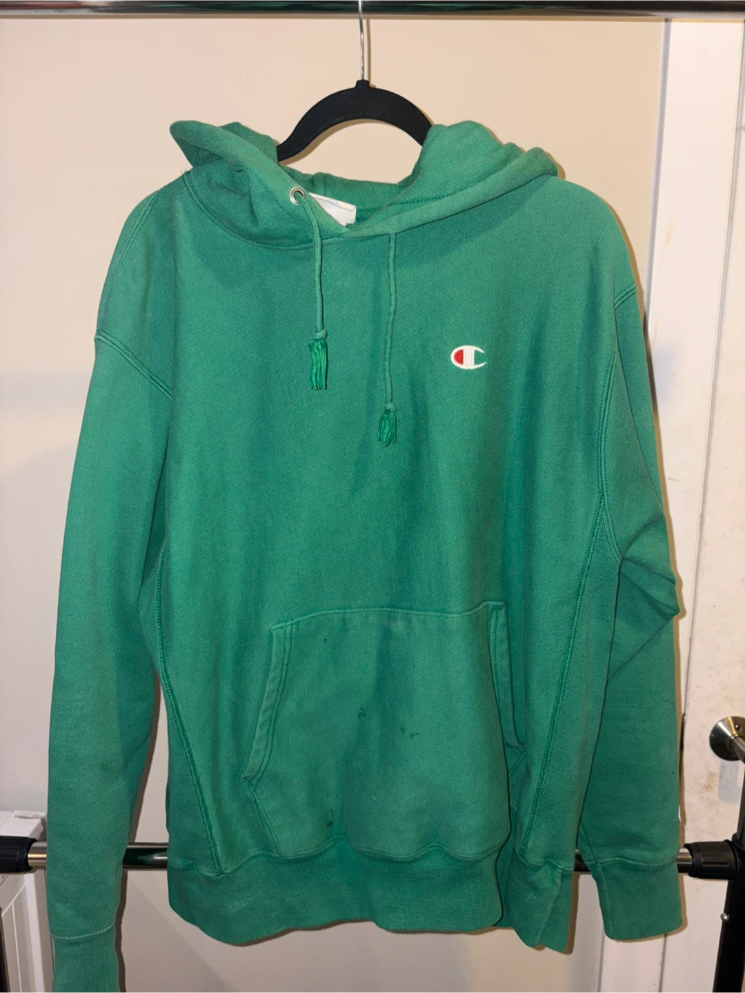 Champion Green Pullover Hoodie