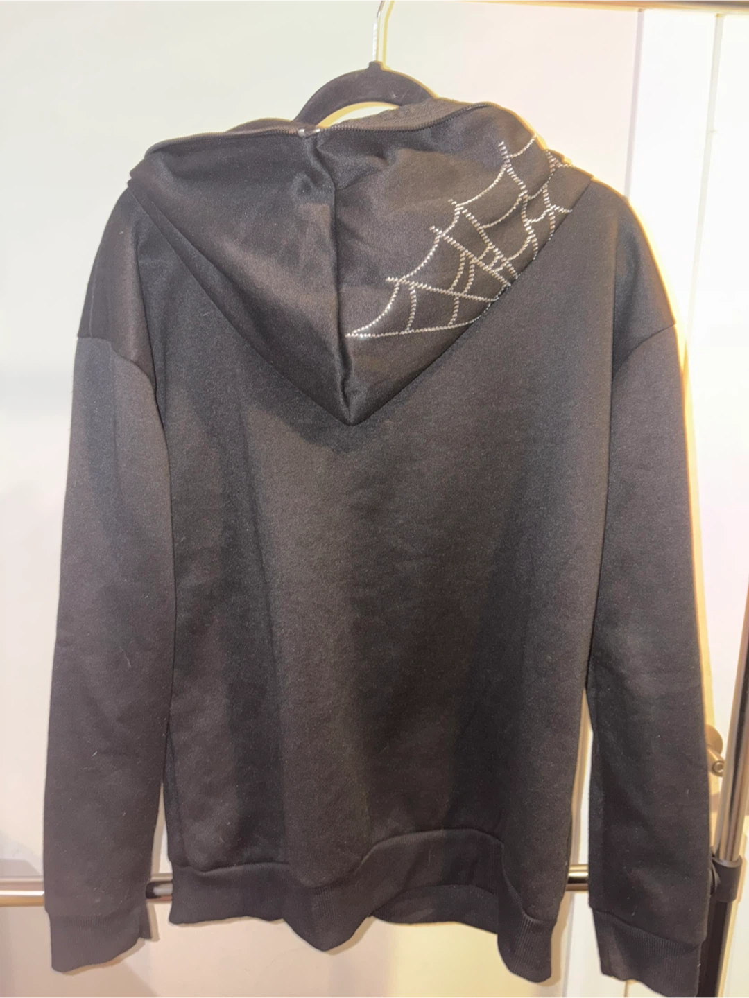 Black Rhinestone Hoodie - photo 2