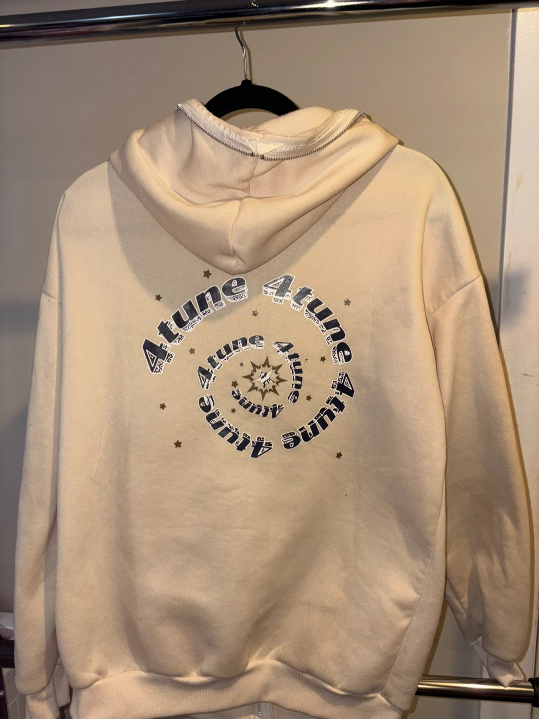 4tune Cream Zip-Up Hoodie - photo 2