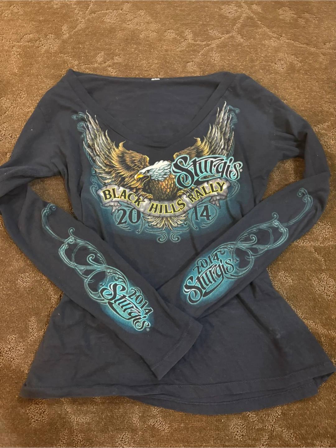 Sturgis Black Hills Rally 2014 Long Sleeve Shirt