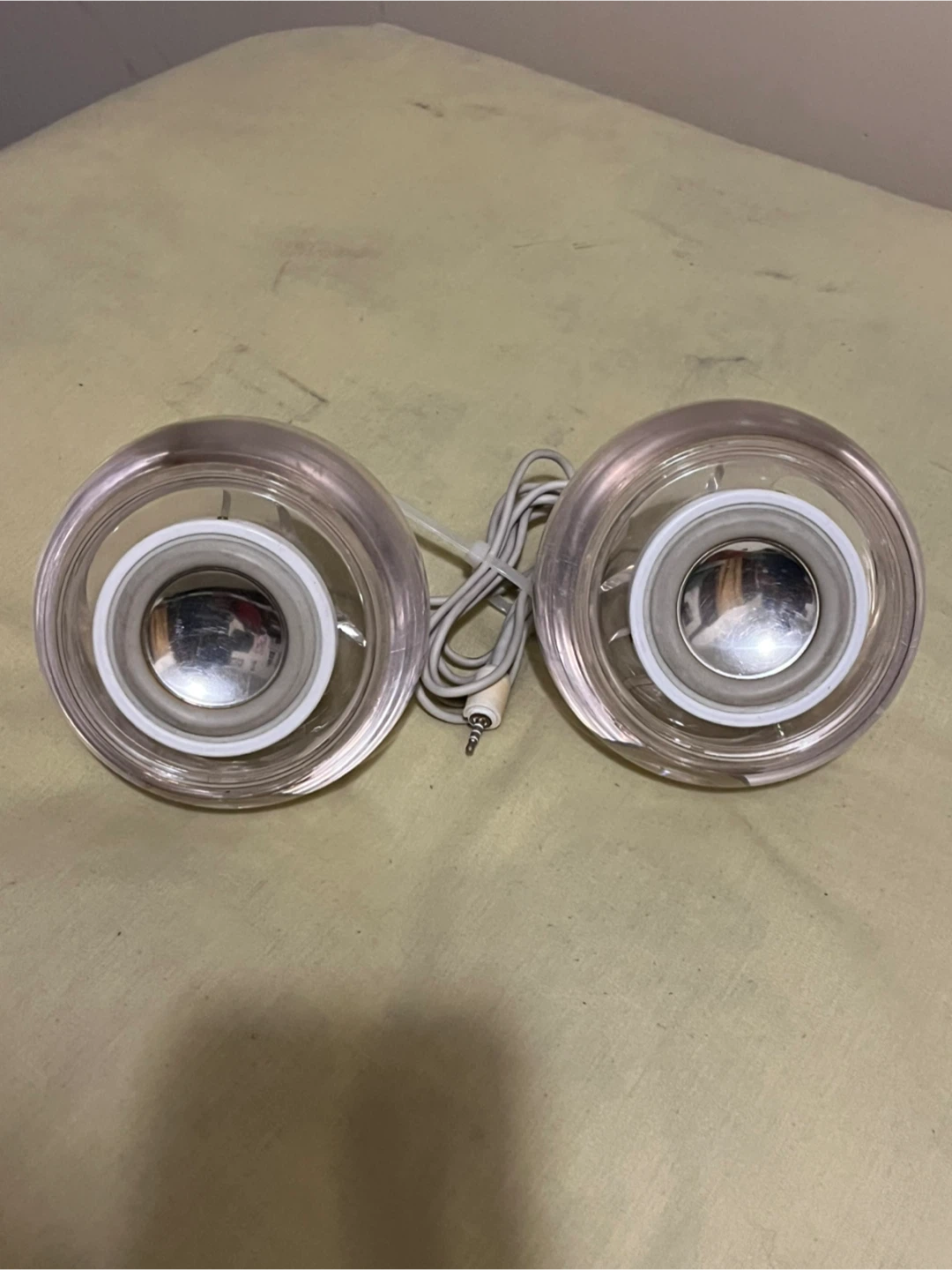 iMac Vintage Clear Sphere Speakers