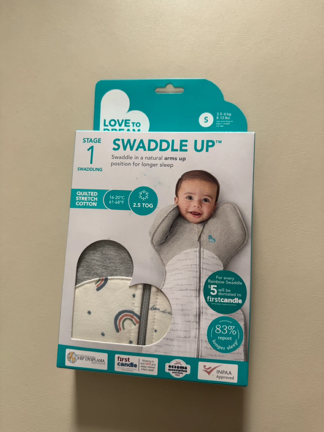New - Love to Dream Swaddle Up™ 2.5 TOG Cotton