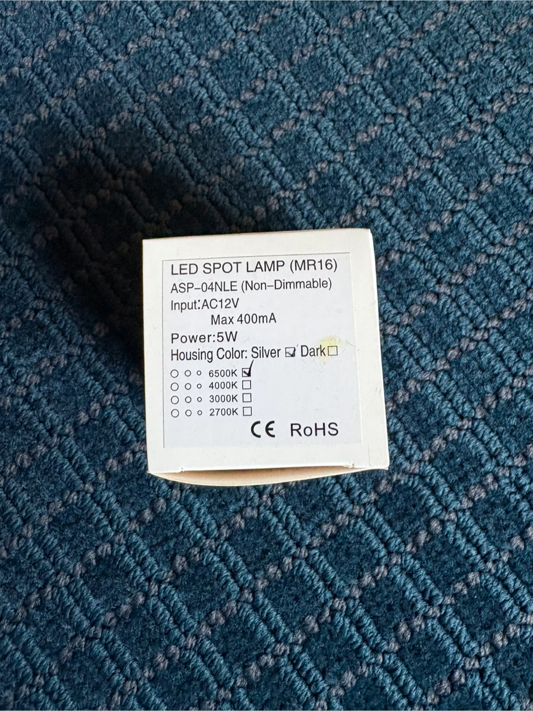 LED Spot Lamp MR16 - Silver
