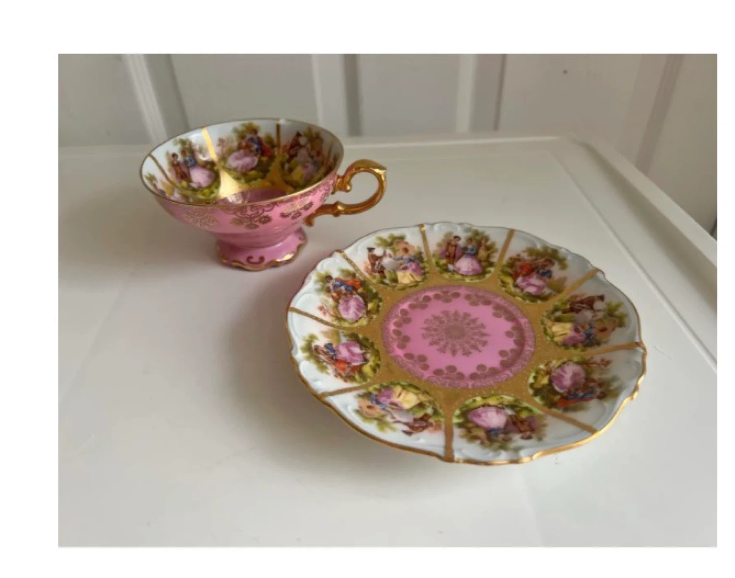 JK Design Poland Pink Tea Cup and Saucer - photo 2