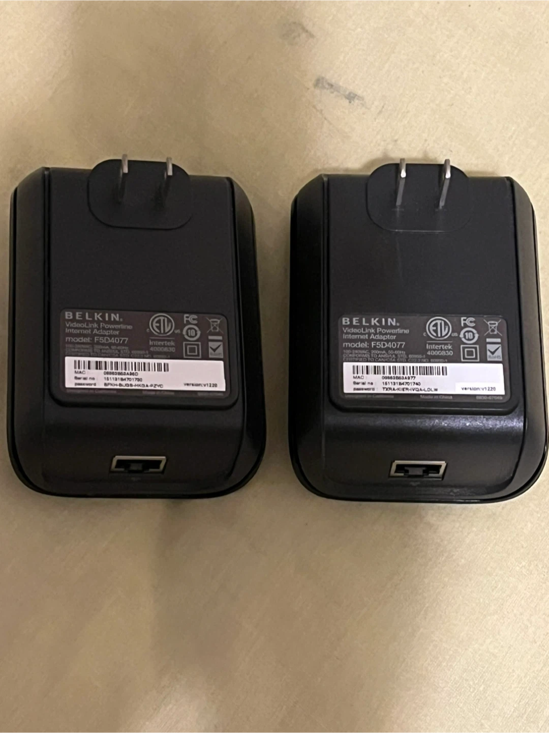Belkin VideoLink Powerline Internet Adapter F5D4077 - photo 2