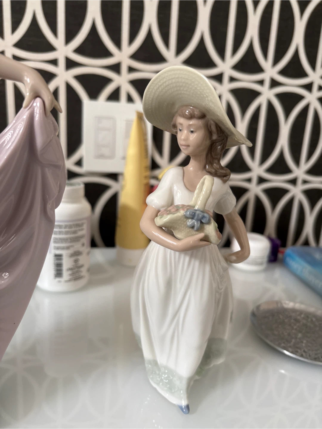 NAO Lladro Figurine - Girl with Bunny