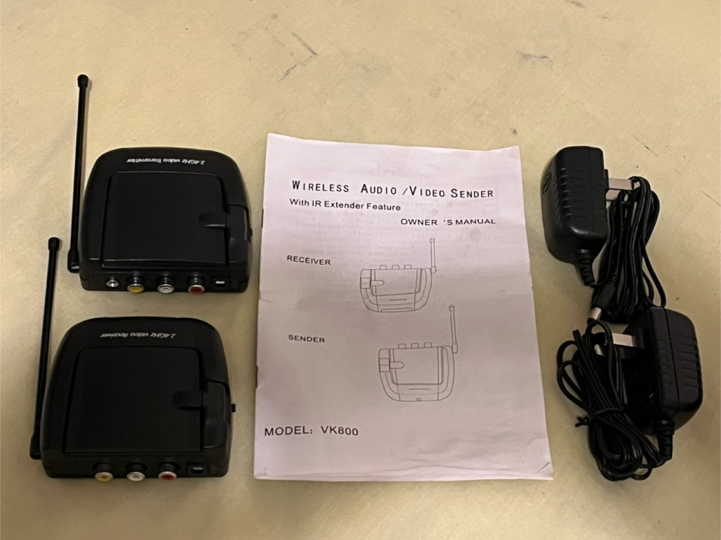 Wireless Audio/Video Sender VK800