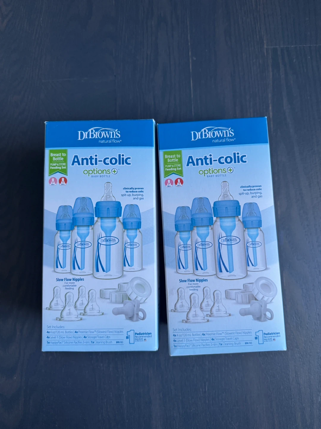 New -  Dr. Brown's Anti-Colic Narrow Baby Bottles