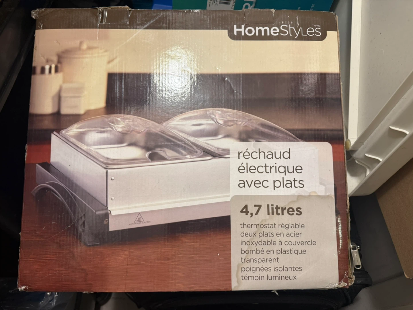 HomeStyles Electric Food Warmer with Dishes - 4.7 L - photo 2