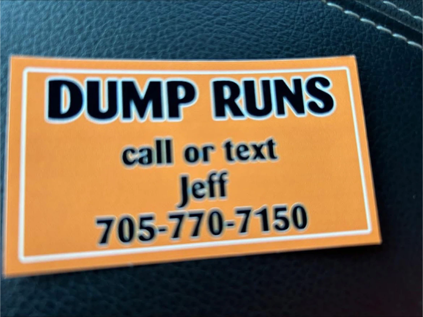 Dump runs