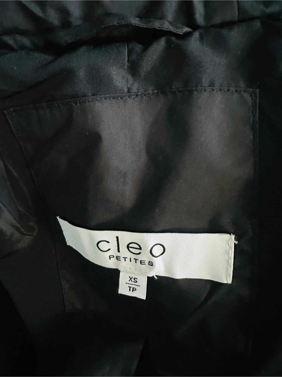 Cleo Petites XS Black Puffer Coat - photo 2