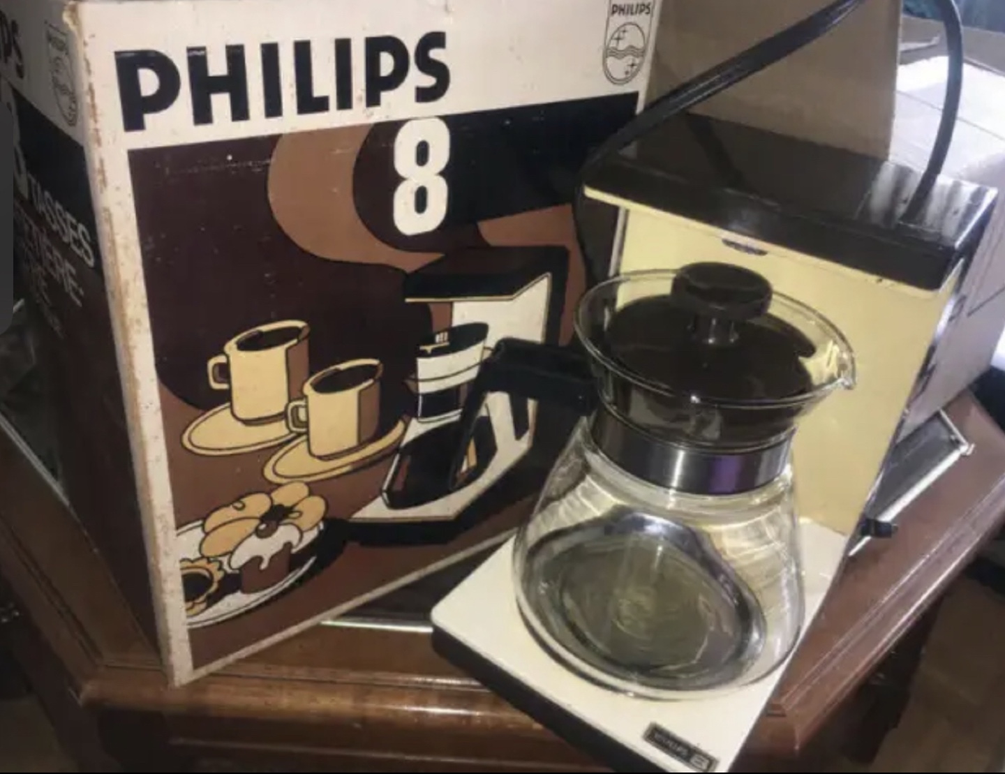 Vintage Philips 8 Coffee Maker-made in Japan