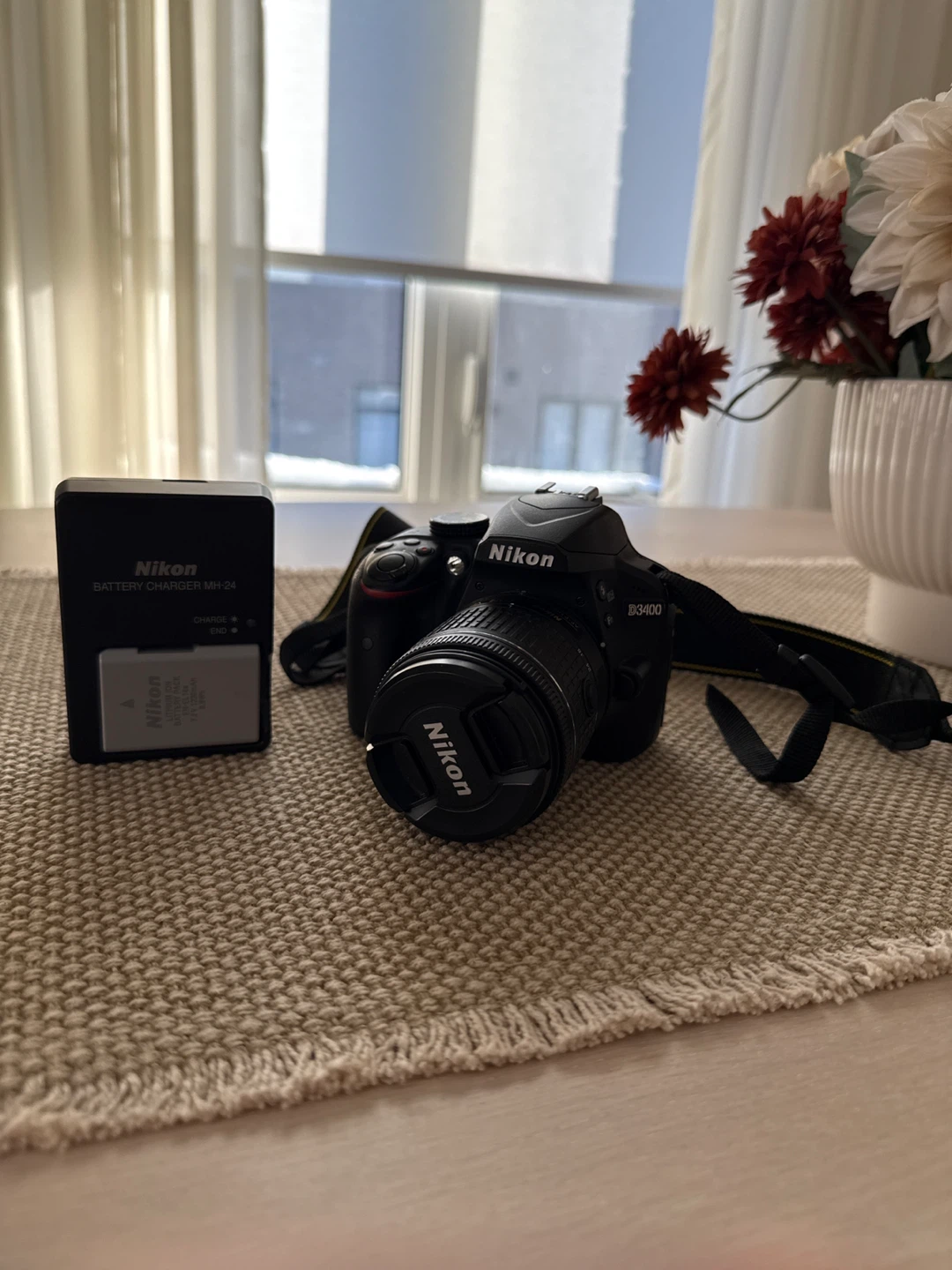 Nikon D3400 DSLR Camera with 18-55mm Lens