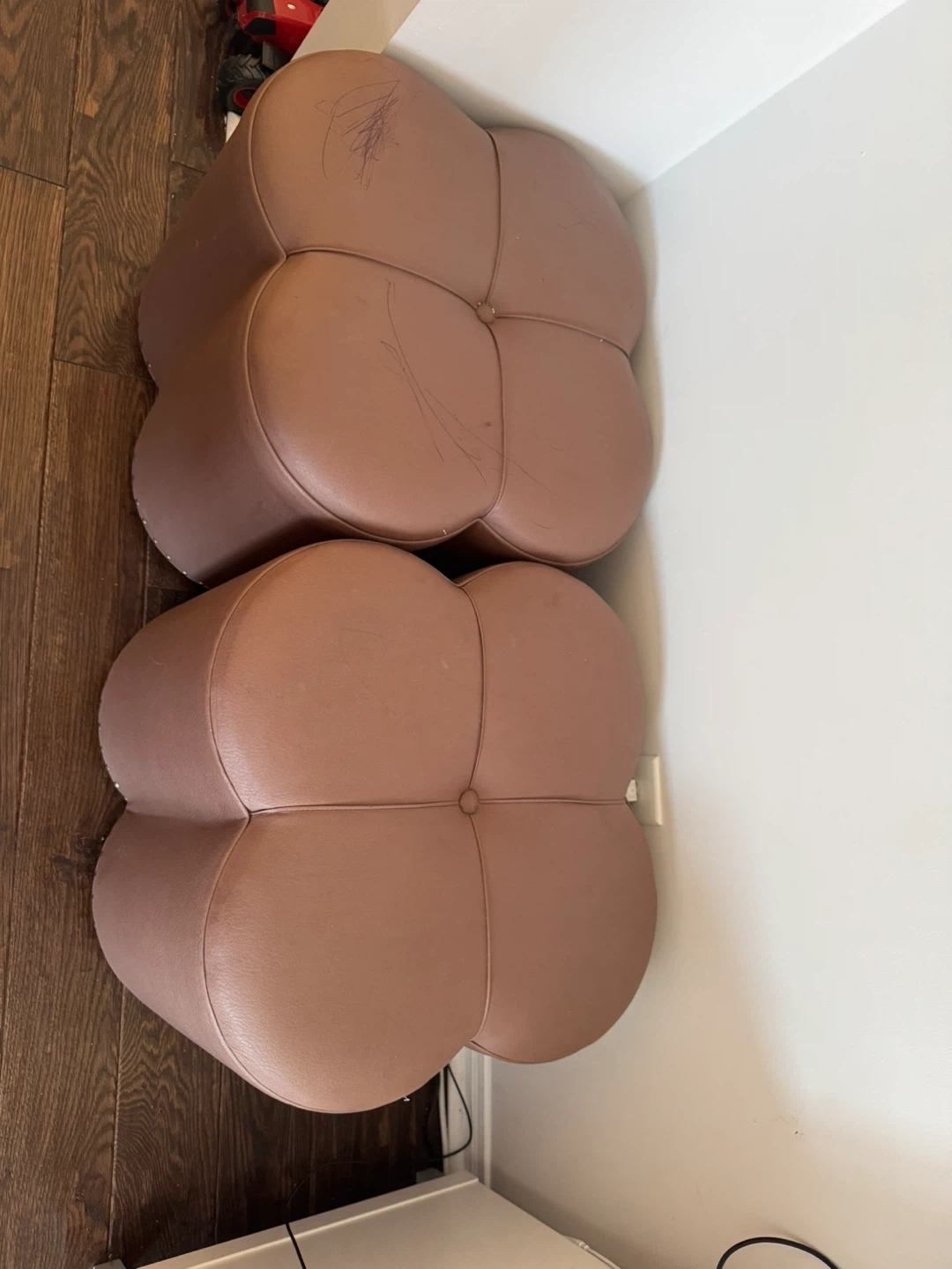 Leather stool