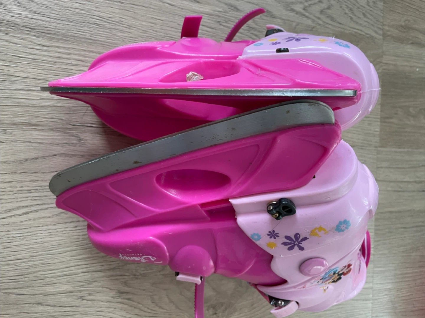Disney Princess Pink Adjustable Ice Skates - Size J13