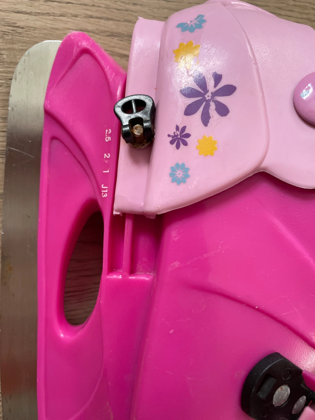 Disney Princess Pink Adjustable Ice Skates - Size J13 - photo 5