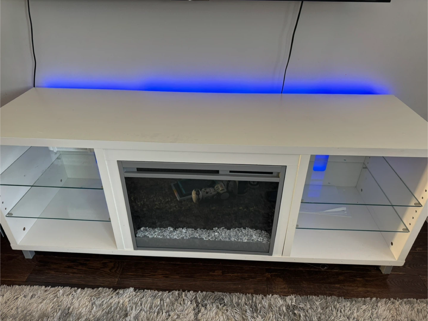 Tv stand with electrick fire place - photo 3