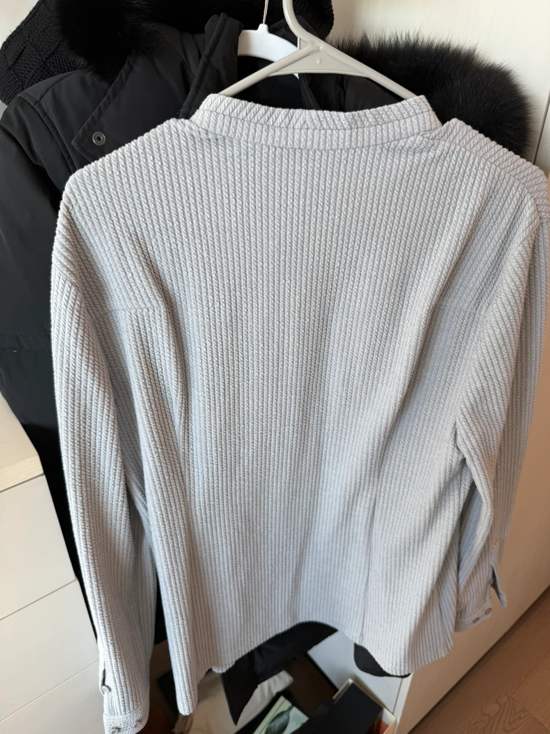 Neo Chinese style Size 48 Gray Cardigan - photo 3