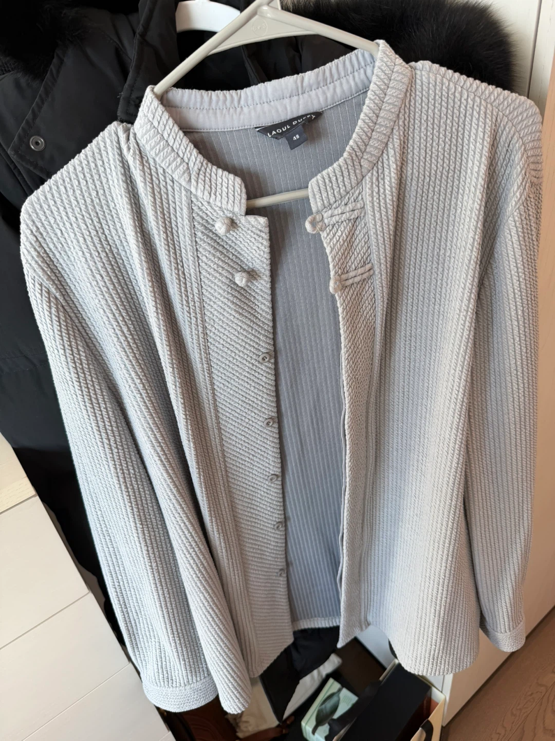 Neo Chinese style Size 48 Gray Cardigan - photo 2
