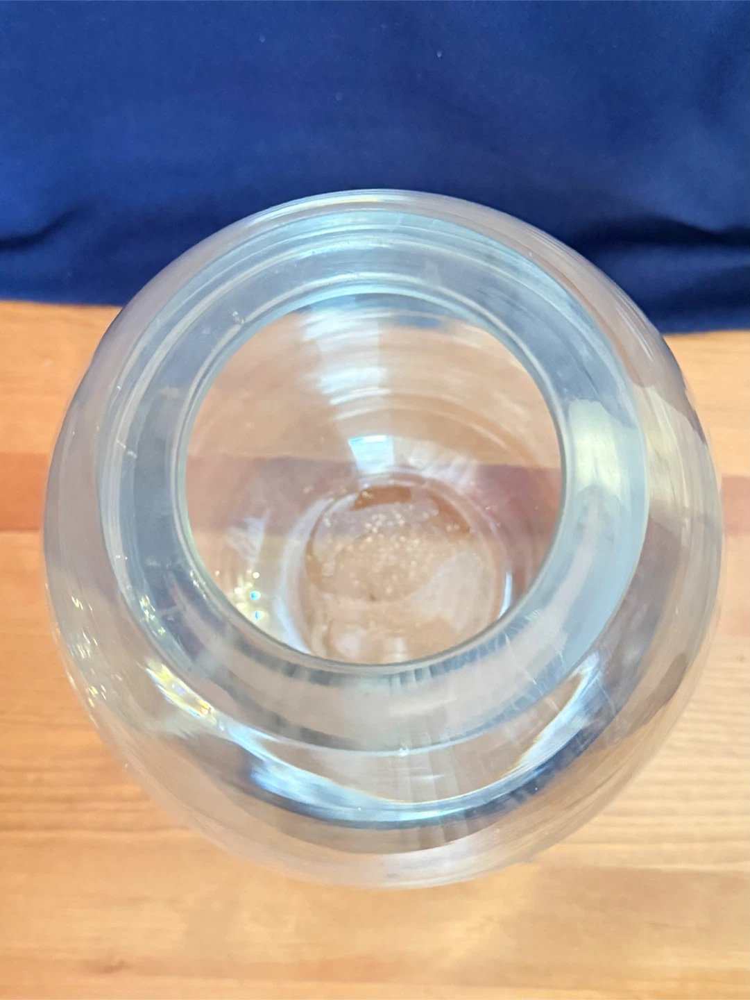 Clear Round Glass Vase - photo 2