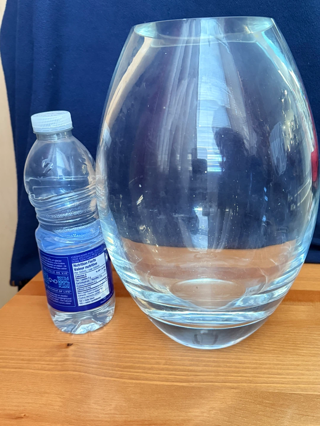 Clear Round Glass Vase - photo 3