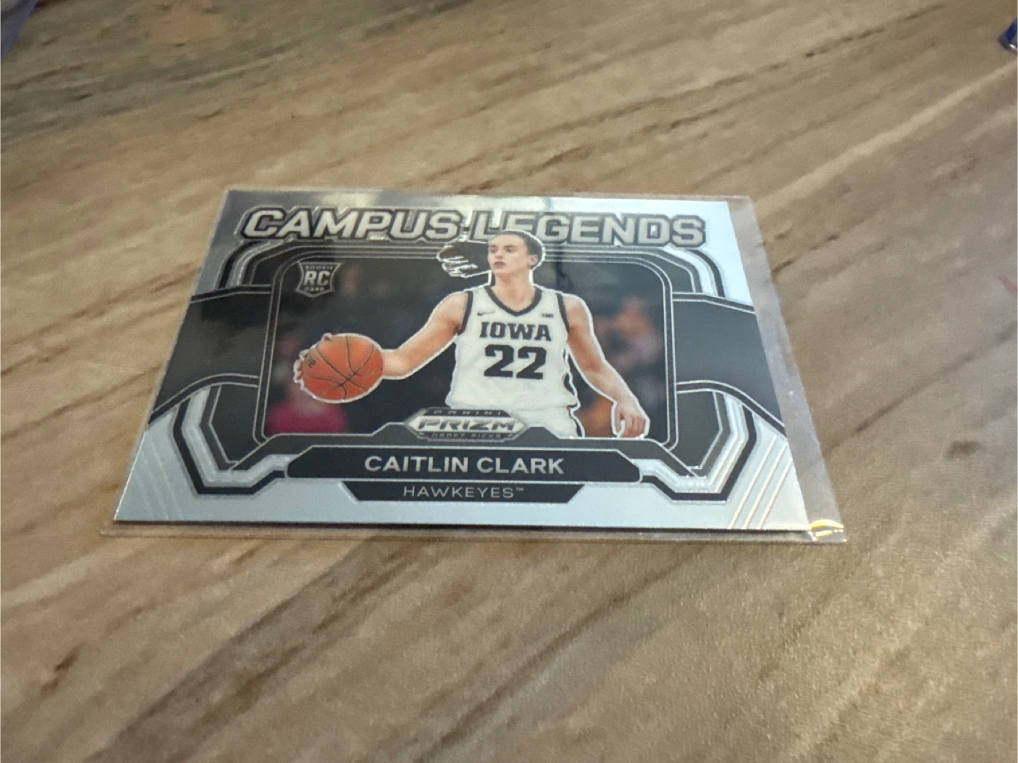 Caitlin Clark 2024 Panini Prizm Draft Picks Rookie Card