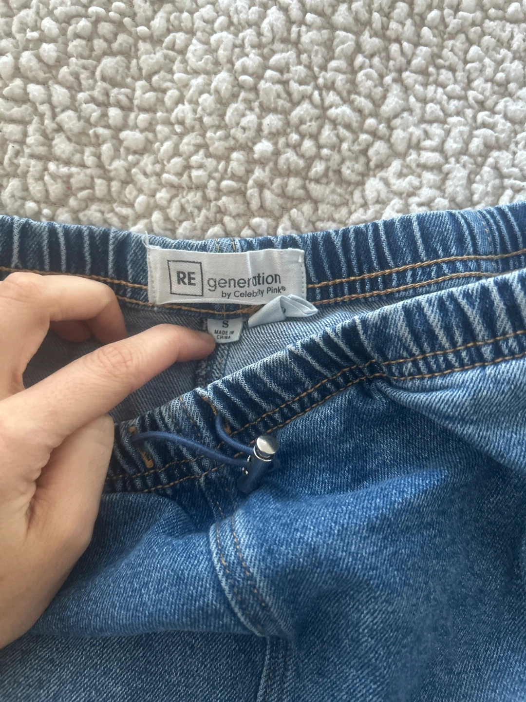 RE Generation Denim Cargo Skirt - Size S - photo 4