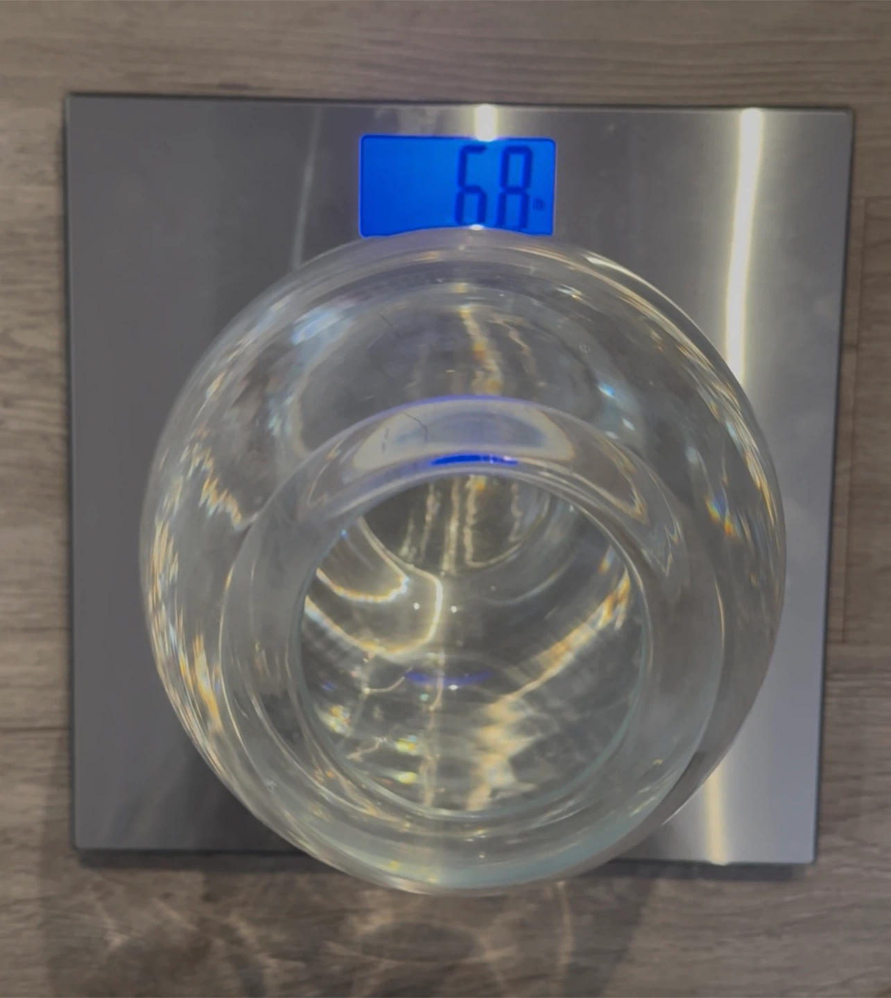 Clear Round Glass Vase - photo 4