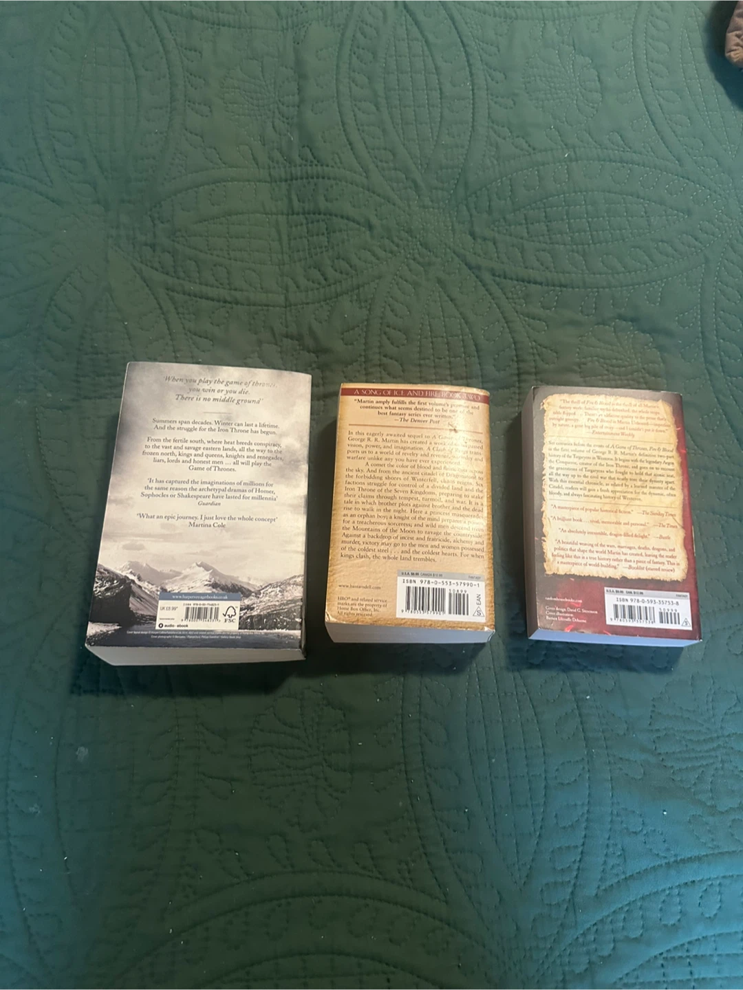 Game of Thrones Book Set by George R.R. Martin - photo 2