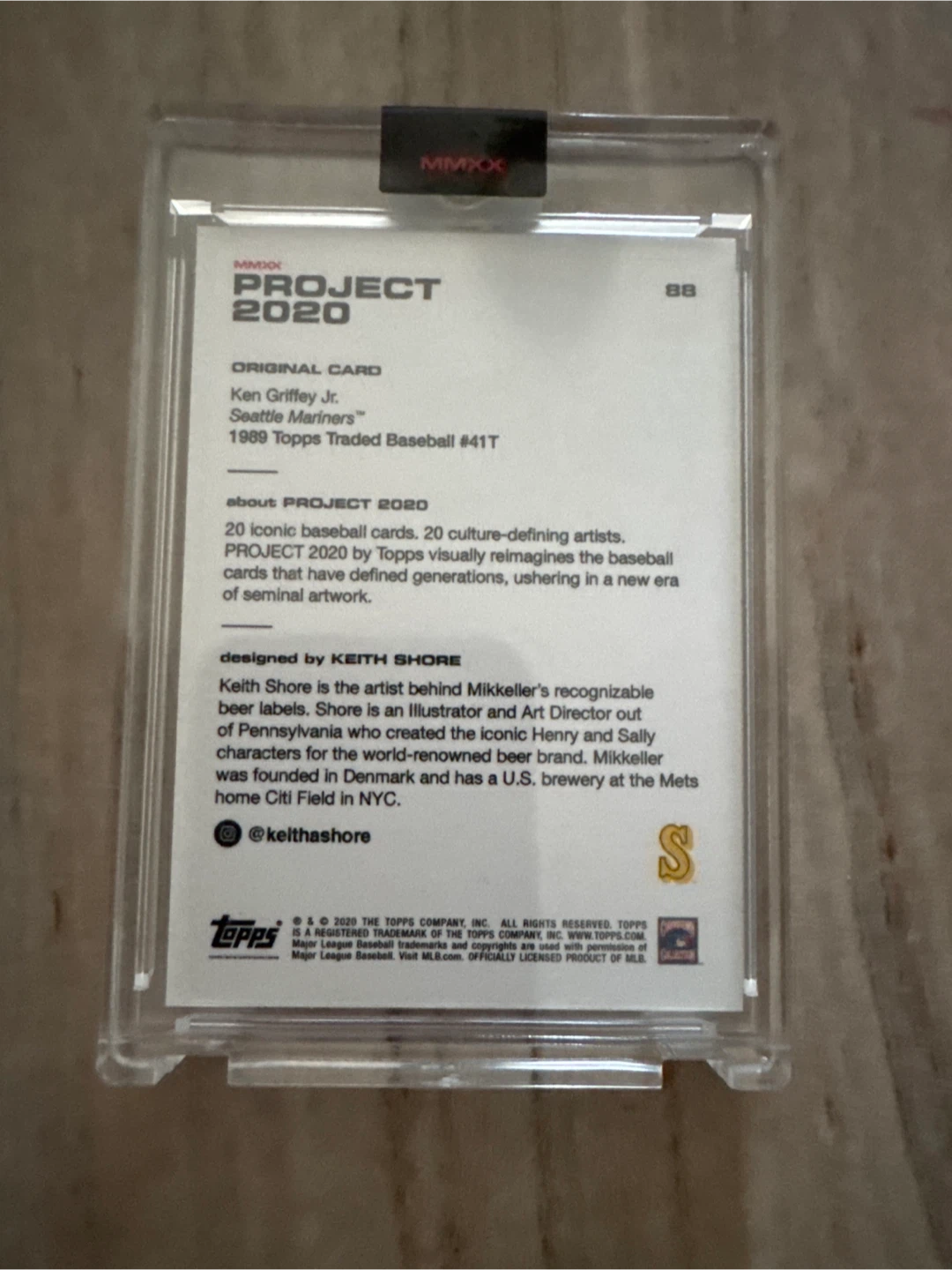 Topps Project 2020 Ken Griffey Jr. Card - photo 2