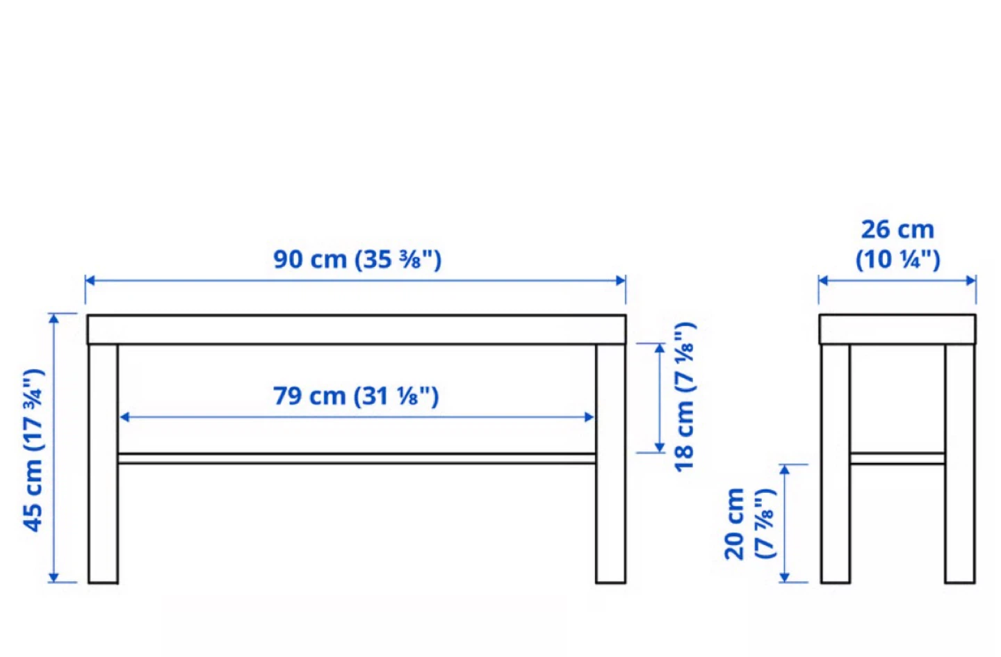 IKEA LACK Console Table, Black - photo 2