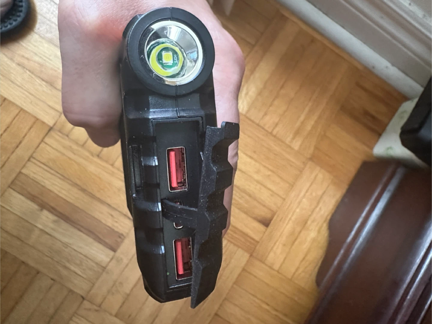 Solar Power Bank Flashlight - photo 3