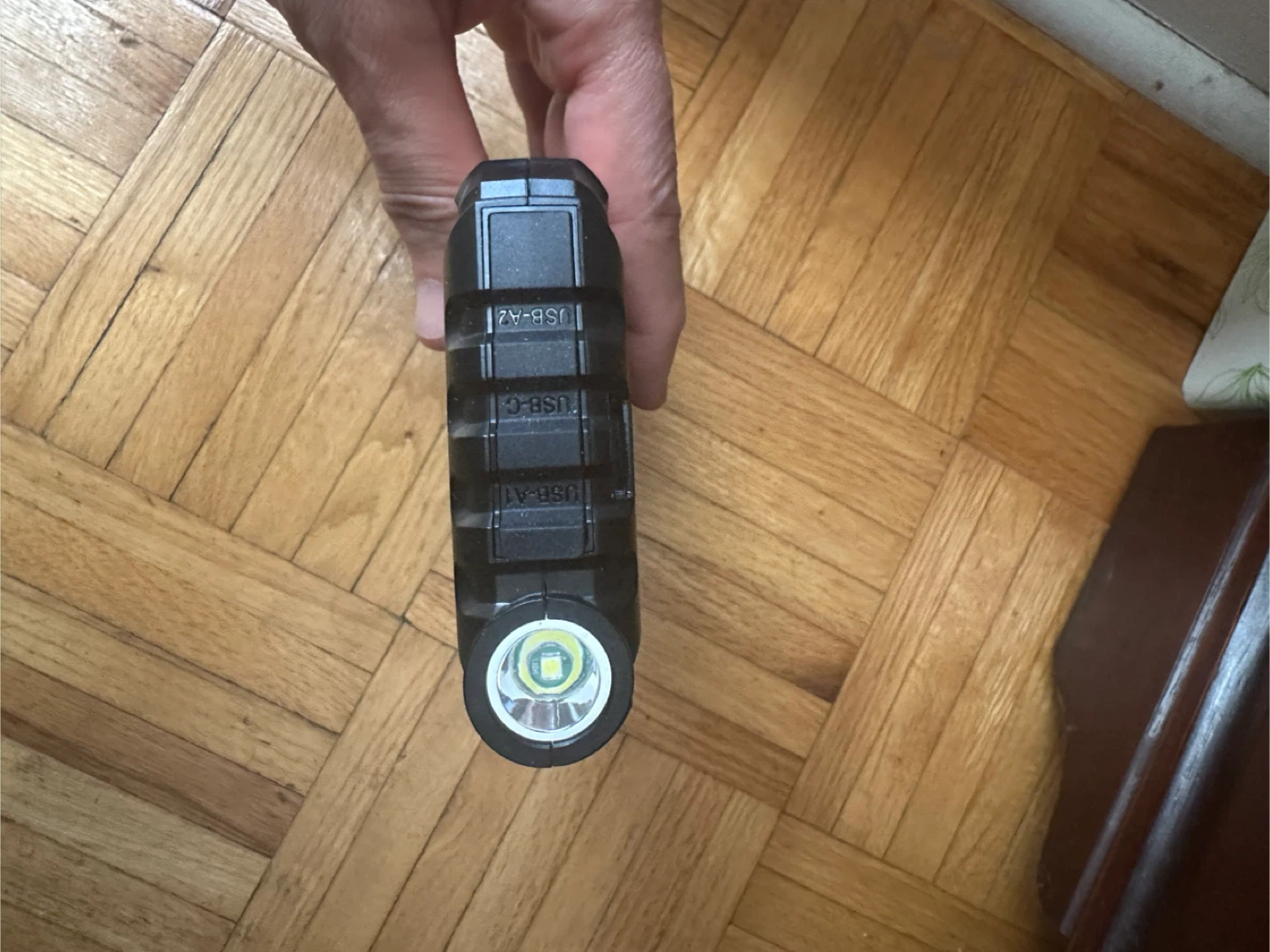 Solar Power Bank Flashlight - photo 2