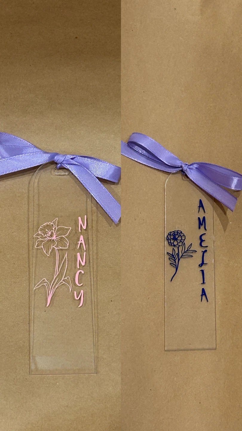 Personalized Acrylic Bookmarks