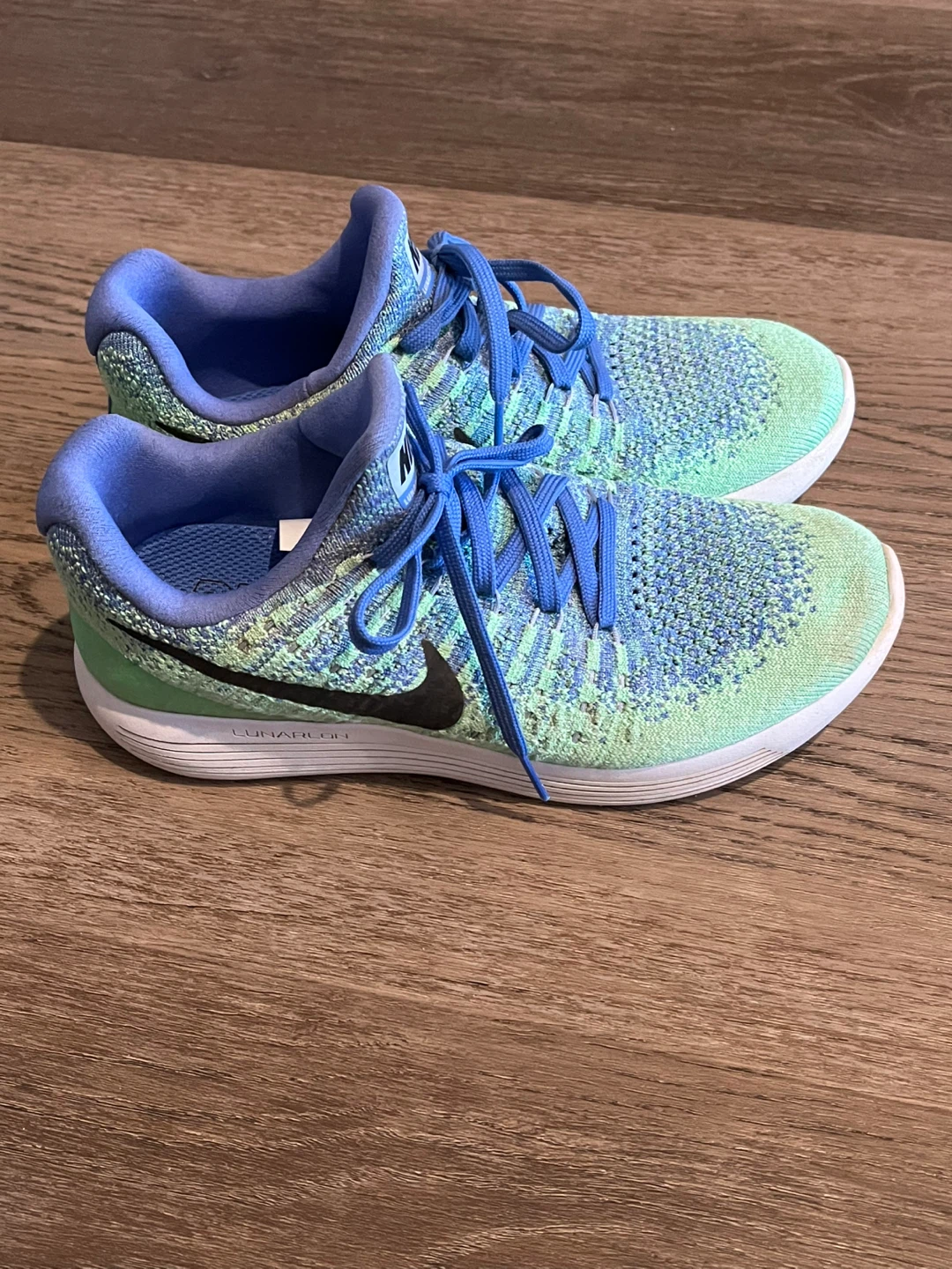 Nike LunarGlide 8 Blue/Green US 6.5 - photo 2